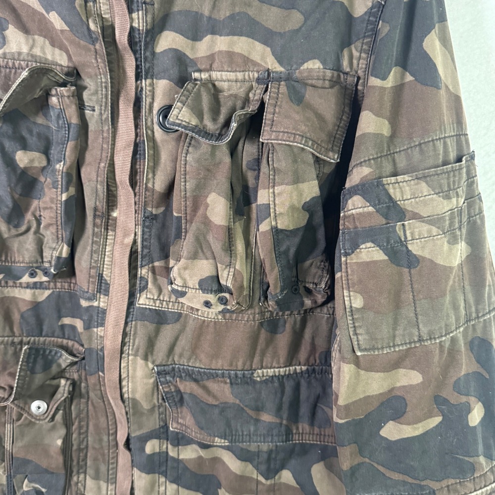Vtg Gap Heavy Duty Fall 2004 Camo M65 Field Jacket Mens S Military Utility - Picture 11 of 14